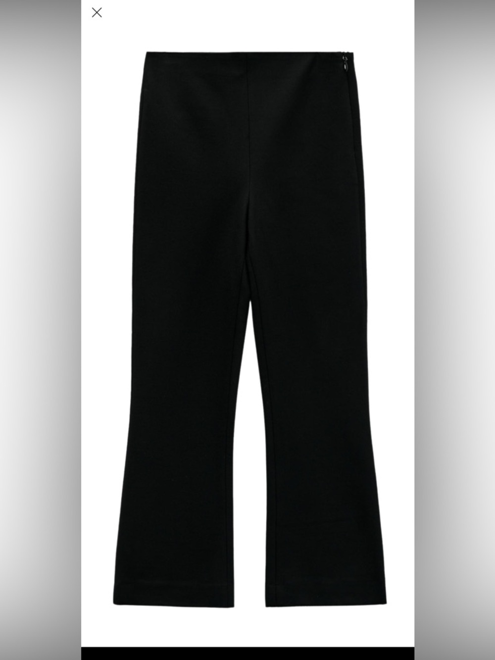 ZARA CROPPED FLARE PANTS SIZE M NWT
